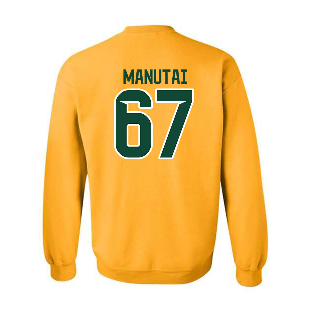 Baylor - NCAA Football : Aleki Manutai - Classic Shersey Crewneck Sweatshirt-1