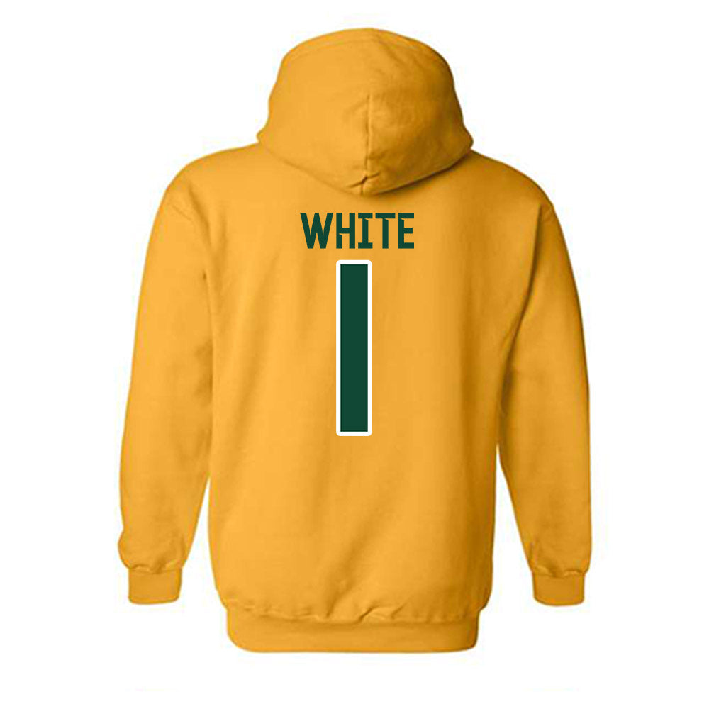 Baylor - NCAA Men's Basketball : Jaylon White - Classic Shersey Hooded Sweatshirt-1