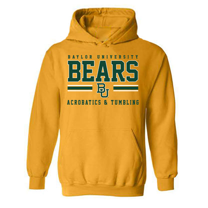 Baylor - NCAA Acrobatics & Tumbling : PJ Bujdos - Classic Shersey Hooded Sweatshirt-0