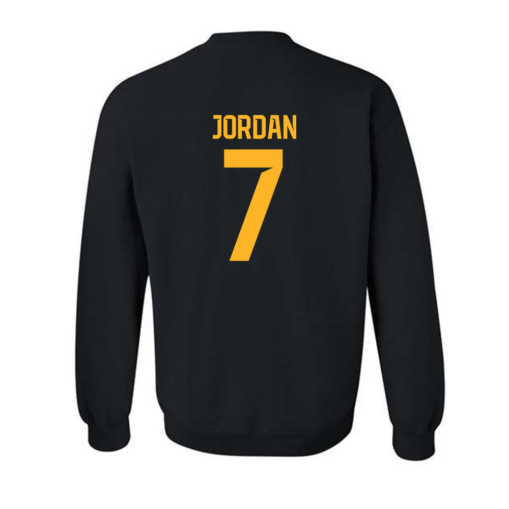 Baylor - NCAA Football : Devon Jordan - Classic Fashion Shersey Crewneck Sweatshirt-1