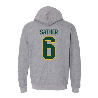 Baylor - NCAA Women's Soccer : Noelle Sather - Classic Fashion Shersey Hooded Sweatshirt-1