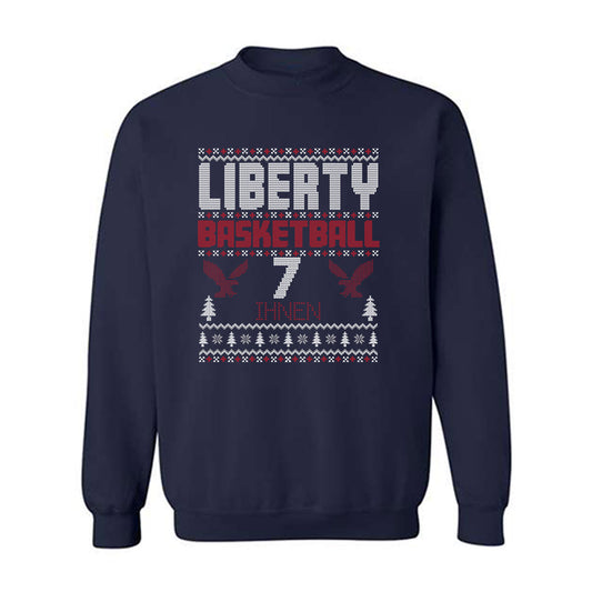 Liberty - NCAA Men's Basketball : Isaiah Ihnen - Classic Fashion Shersey Crewneck Sweatshirt-0