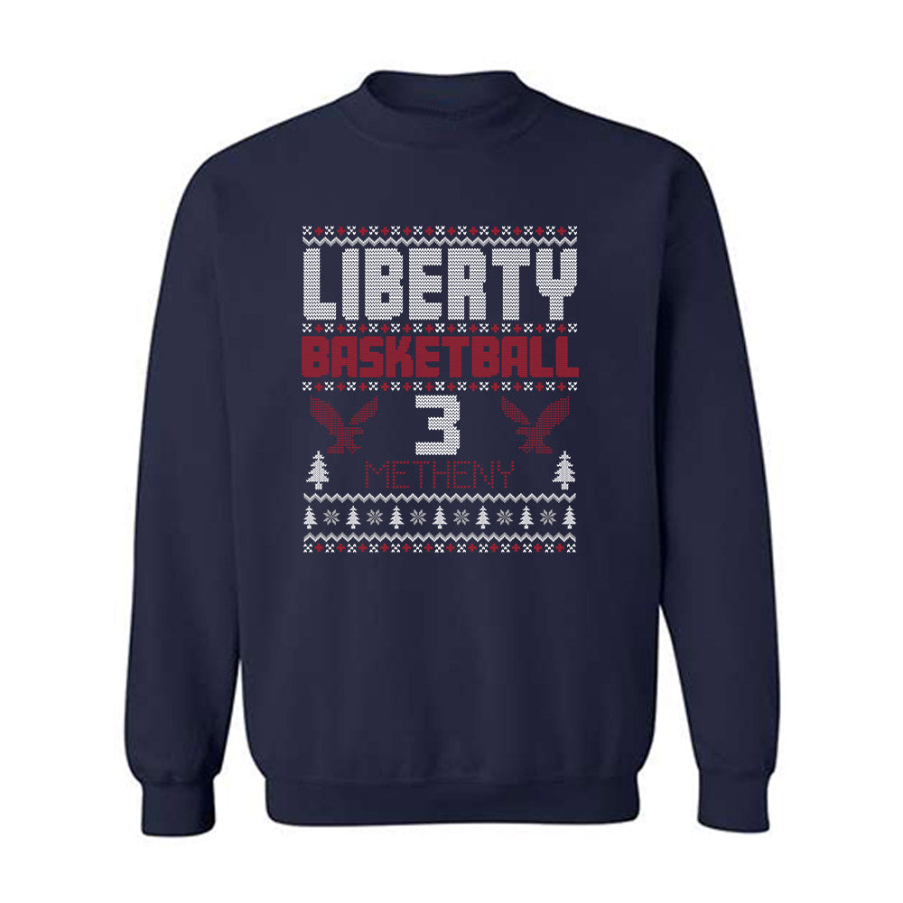 Liberty - NCAA Men's Basketball : Kaden Metheny - Classic Fashion Shersey Crewneck Sweatshirt-0
