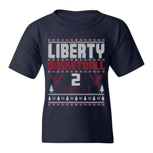 Liberty - NCAA Men's Basketball : Eli Herbert - Classic Fashion Shersey Youth T-Shirt-0
