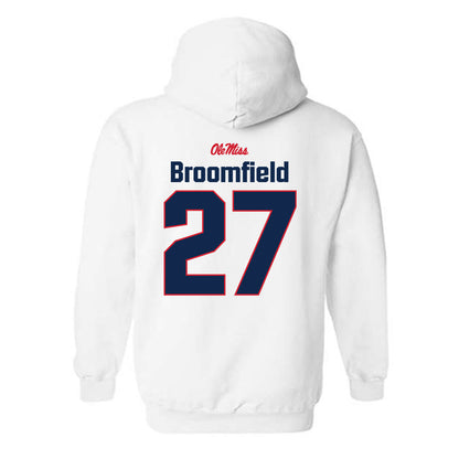 Ole Miss - NCAA Football : Patrick Broomfield - Classic Shersey Hooded Sweatshirt-1