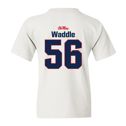 Ole Miss - NCAA Football : Mason Waddle - Classic Shersey Youth T-Shirt-1