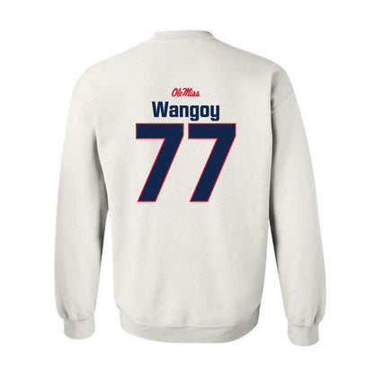 Ole Miss - NCAA Football : Enoch Wangoy - Classic Shersey Crewneck Sweatshirt-1
