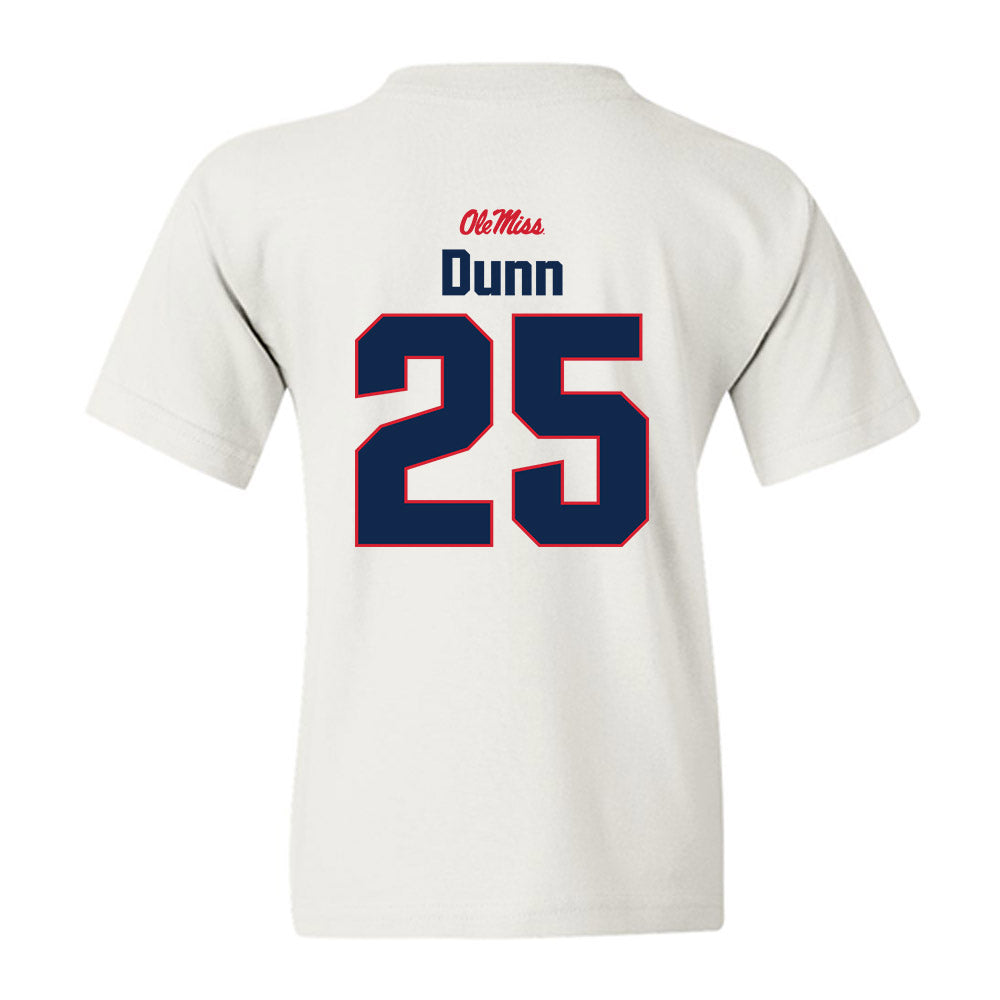 Ole Miss - NCAA Football : Maison Dunn - Classic Shersey Youth T-Shirt-1
