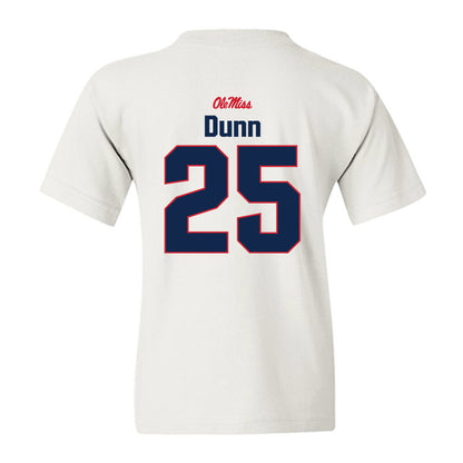 Ole Miss - NCAA Football : Maison Dunn - Classic Shersey Youth T-Shirt-1