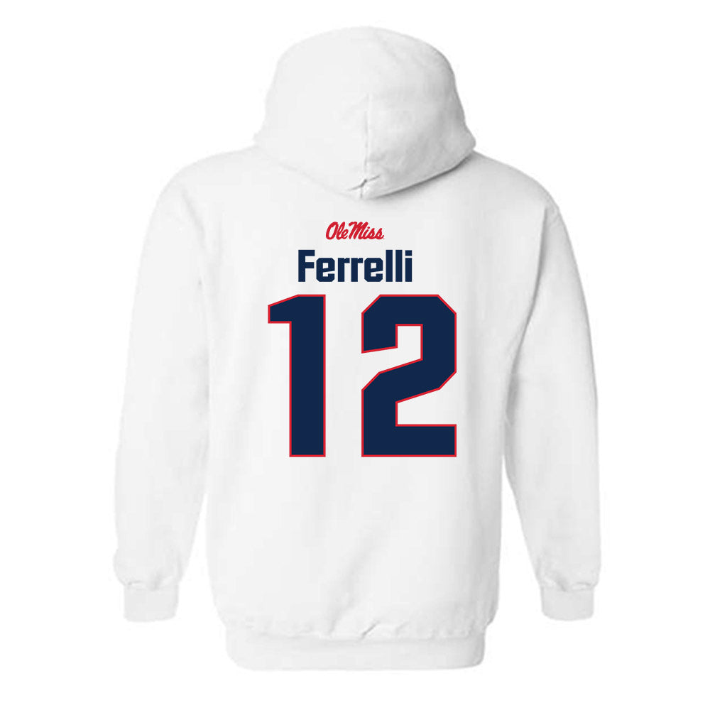 Ole Miss - NCAA Football : Luke Ferrelli - Classic Shersey Hooded Sweatshirt-1