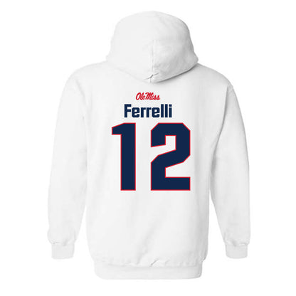Ole Miss - NCAA Football : Luke Ferrelli - Classic Shersey Hooded Sweatshirt-1