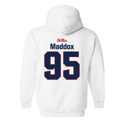 Ole Miss - NCAA Football : Andrew Maddox - Classic Shersey Hooded Sweatshirt-1