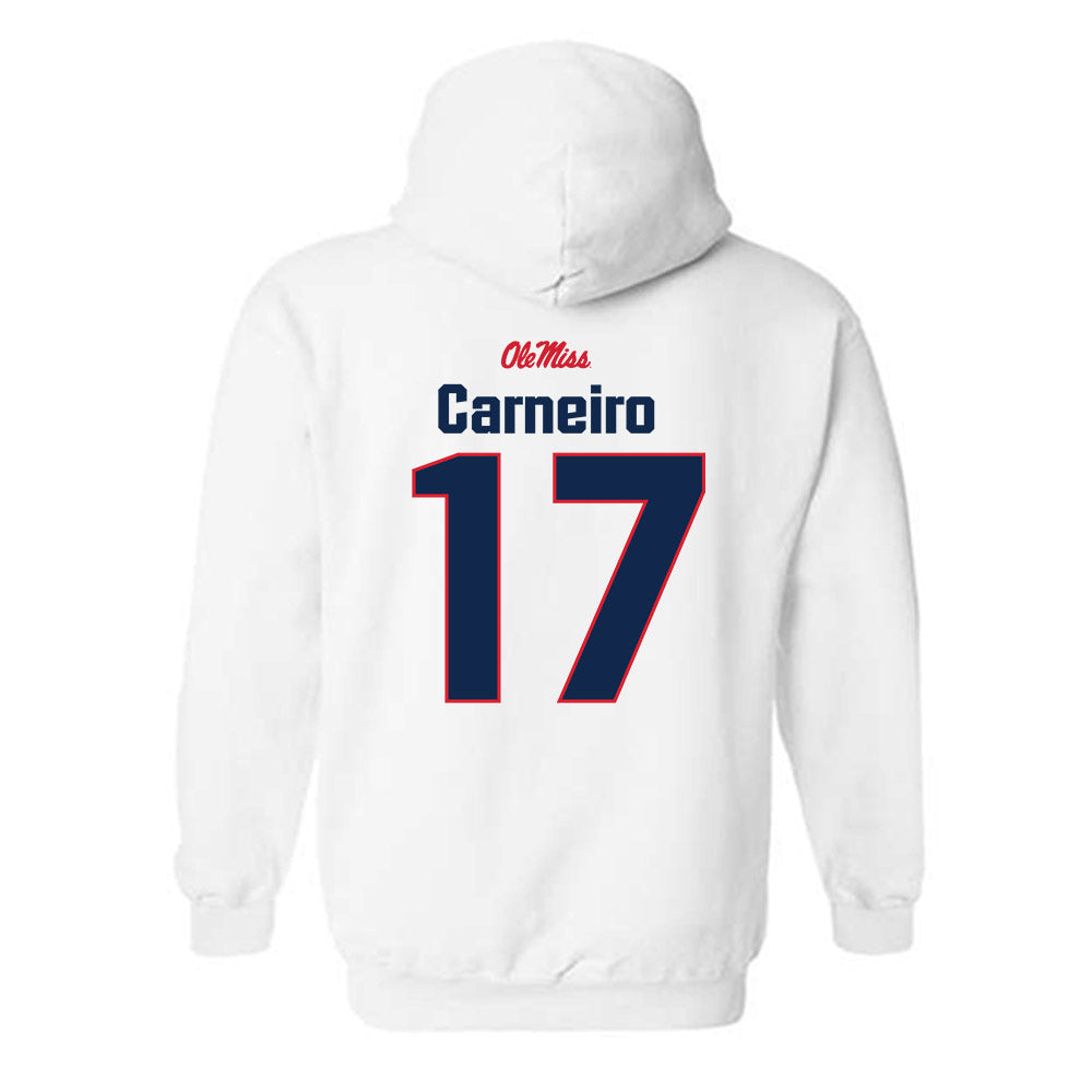 Ole Miss - NCAA Football : Lucas Carneiro - Classic Shersey Hooded Sweatshirt-1