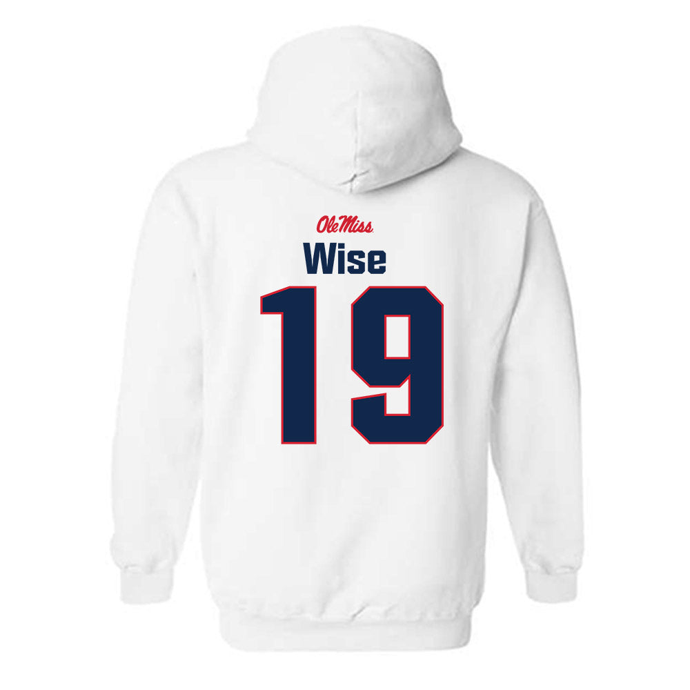 Ole Miss - NCAA Football : Rees Wise - Classic Shersey Hooded Sweatshirt-1