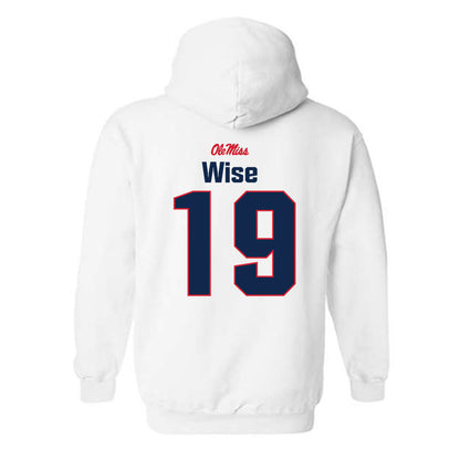 Ole Miss - NCAA Football : Rees Wise - Classic Shersey Hooded Sweatshirt-1