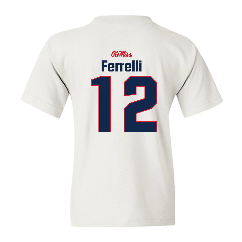 Ole Miss - NCAA Football : Luke Ferrelli - Classic Shersey Youth T-Shirt-1