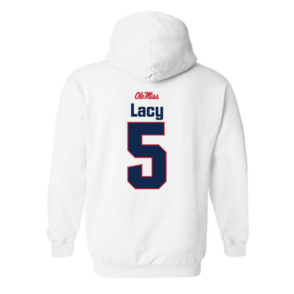 Ole Miss - NCAA Football : Kewan Lacy - Classic Shersey Hooded Sweatshirt-1