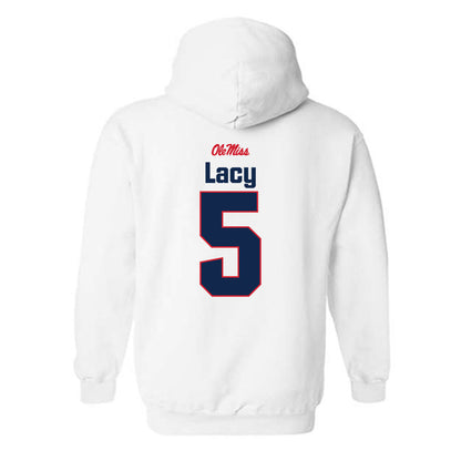 Ole Miss - NCAA Football : Kewan Lacy - Classic Shersey Hooded Sweatshirt-1