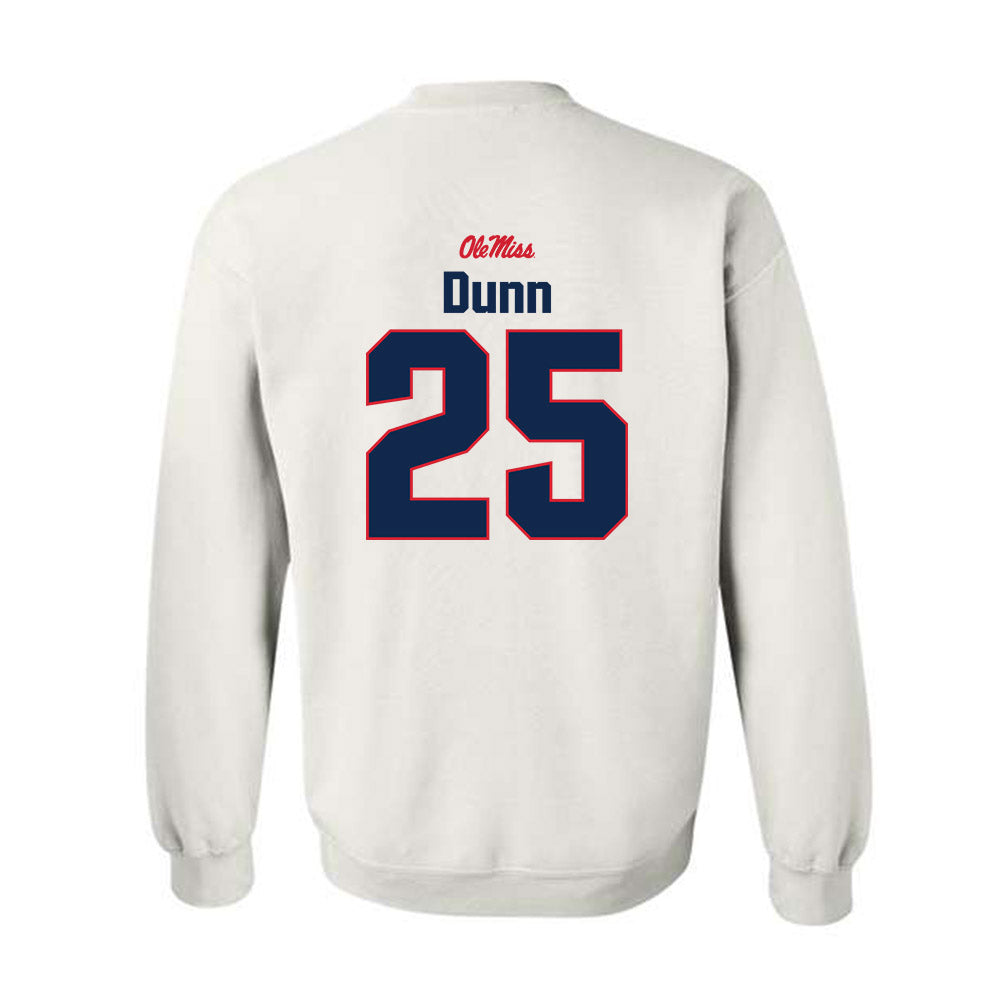 Ole Miss - NCAA Football : Maison Dunn - Classic Shersey Crewneck Sweatshirt-1