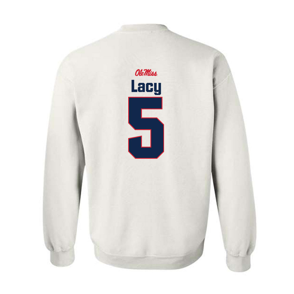 Ole Miss - NCAA Football : Kewan Lacy - Classic Shersey Crewneck Sweatshirt-1