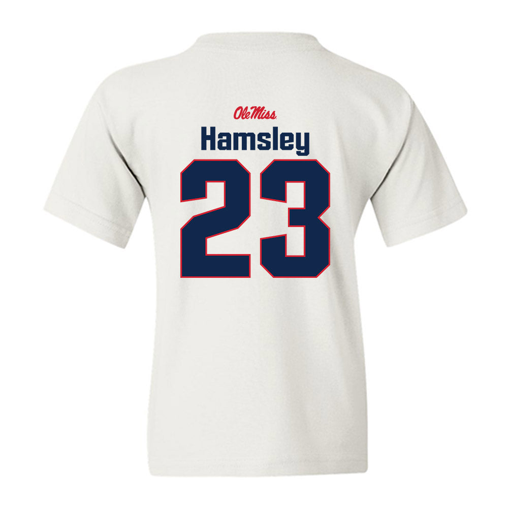 Ole Miss - NCAA Football : George Hamsley - Classic Shersey Youth T-Shirt-1