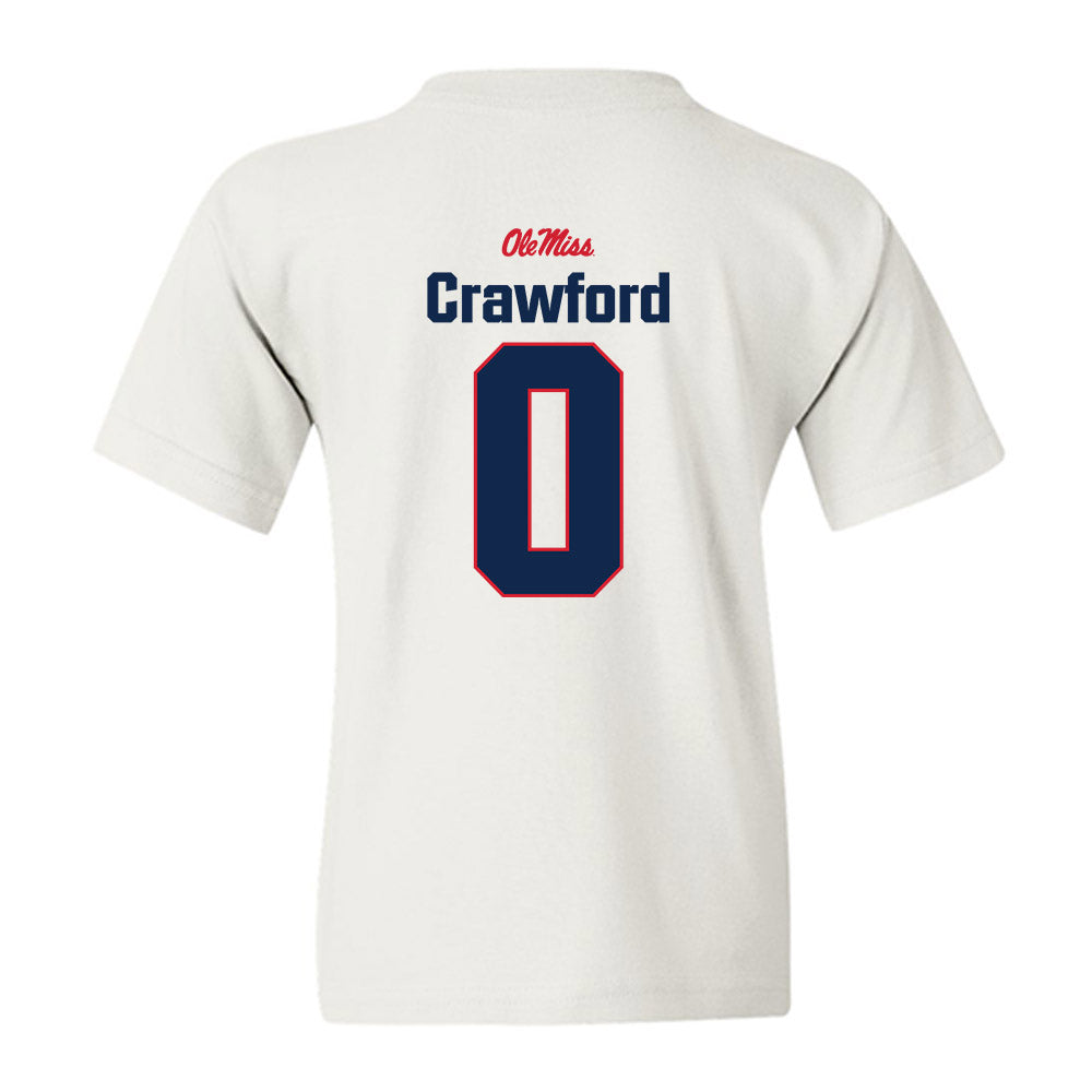 Ole Miss - NCAA Football : Jalyn Crawford - Classic Shersey Youth T-Shirt-1