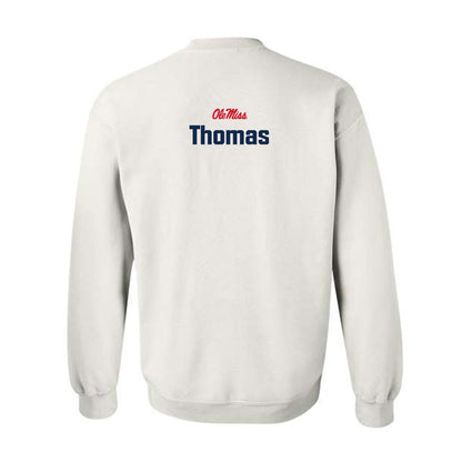 Ole Miss - NCAA Football : Case Thomas - Classic Shersey Crewneck Sweatshirt-1