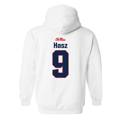 Ole Miss - NCAA Football : Luke Hasz - Classic Shersey Hooded Sweatshirt-1