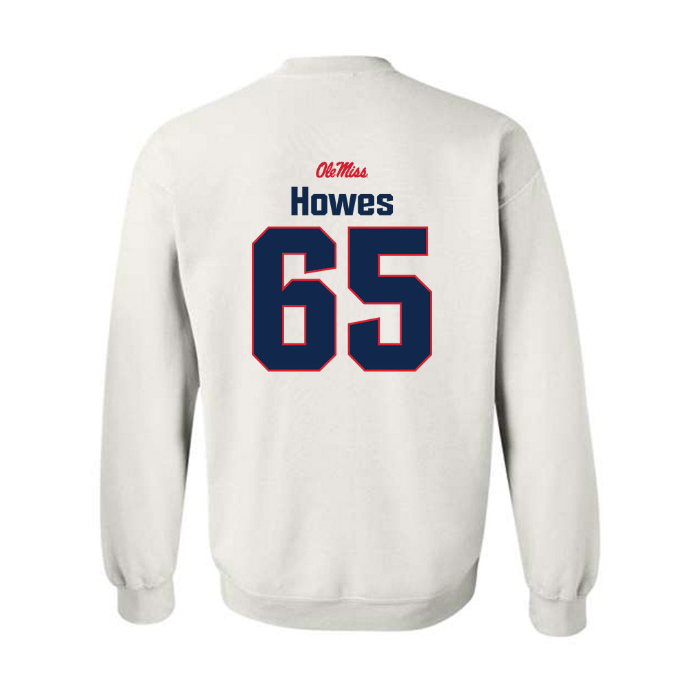 Ole Miss - NCAA Football : Connor Howes - Classic Shersey Crewneck Sweatshirt-1