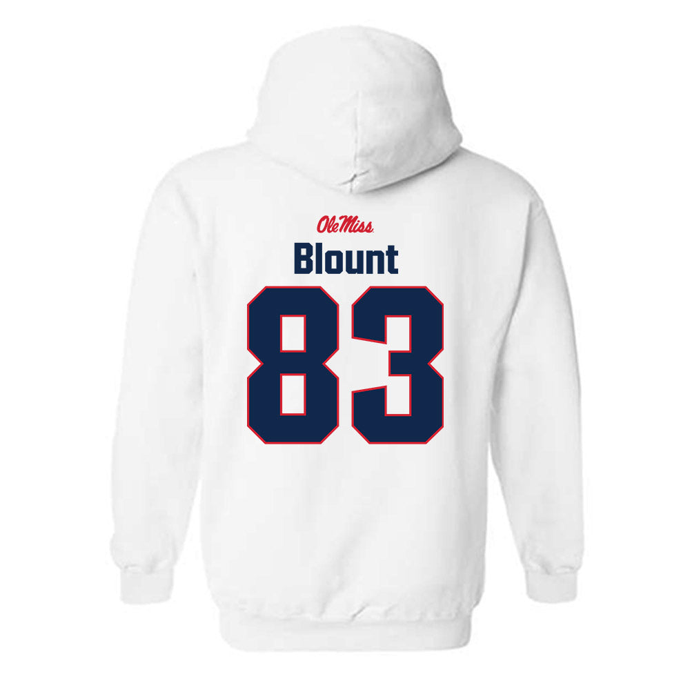 Ole Miss - NCAA Football : Levi Blount - Classic Shersey Hooded Sweatshirt-1