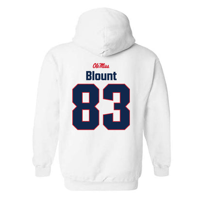 Ole Miss - NCAA Football : Levi Blount - Classic Shersey Hooded Sweatshirt-1