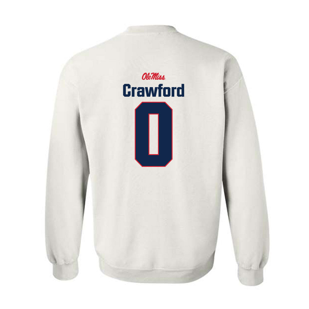 Ole Miss - NCAA Football : Jalyn Crawford - Classic Shersey Crewneck Sweatshirt-1