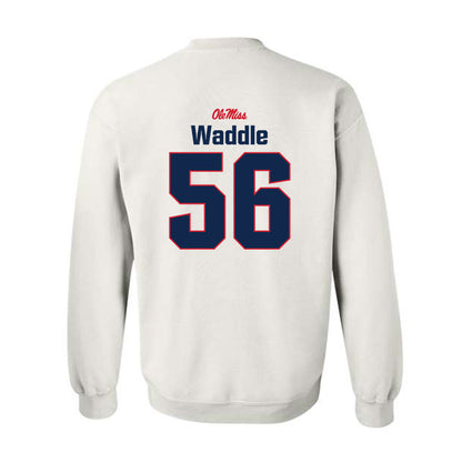 Ole Miss - NCAA Football : Mason Waddle - Classic Shersey Crewneck Sweatshirt-1