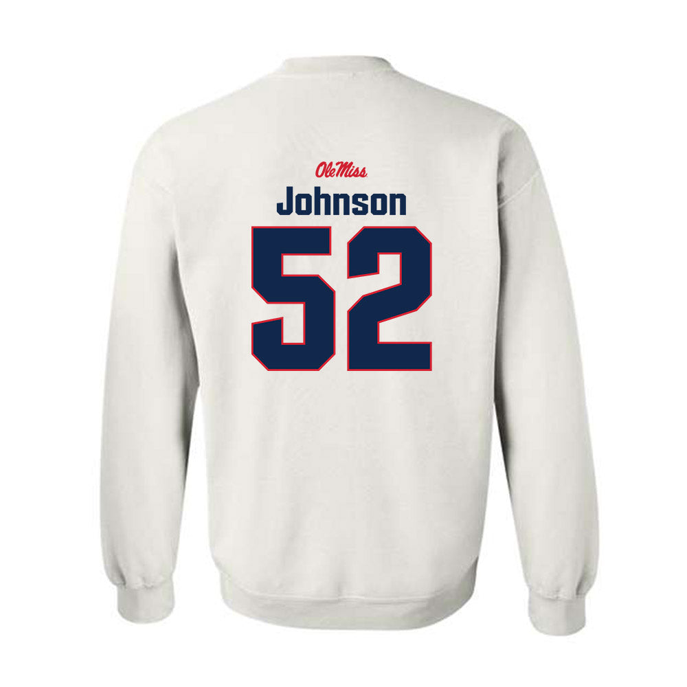 Ole Miss - NCAA Football : Cooper Johnson - Classic Shersey Crewneck Sweatshirt-1