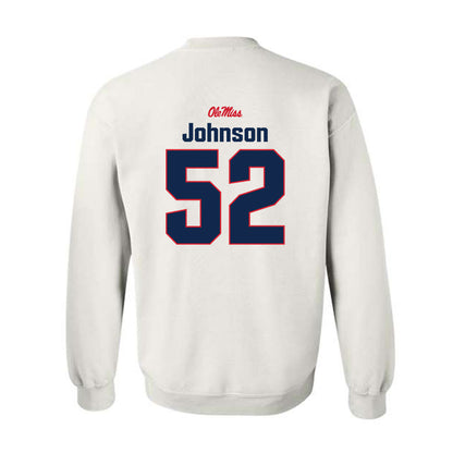 Ole Miss - NCAA Football : Cooper Johnson - Classic Shersey Crewneck Sweatshirt-1