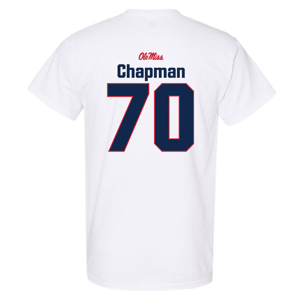 Ole Miss - NCAA Football : Jalan Chapman - Classic Shersey T-Shirt-1