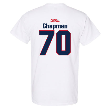 Ole Miss - NCAA Football : Jalan Chapman - Classic Shersey T-Shirt-1