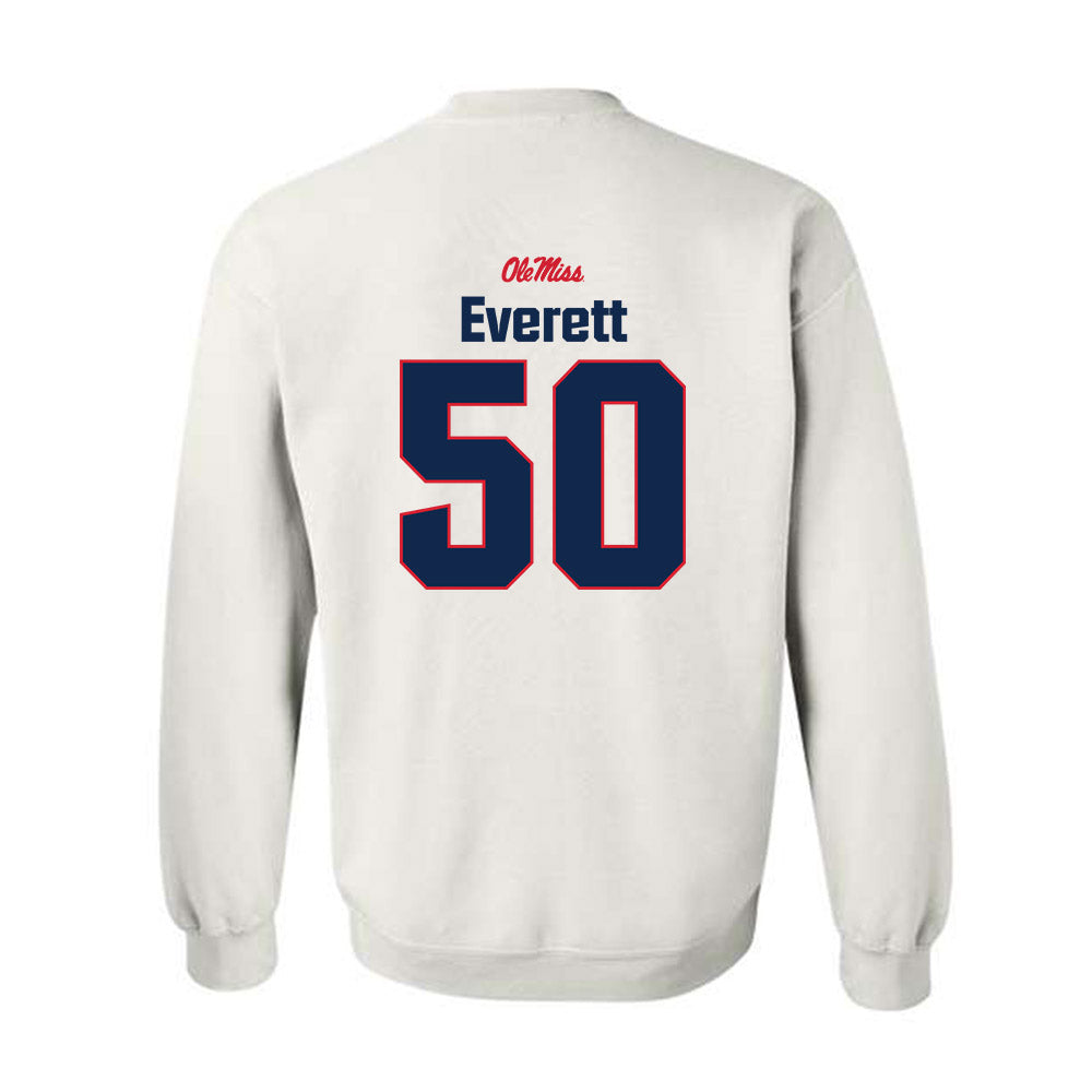 Ole Miss - NCAA Football : Troy Everett - Classic Shersey Crewneck Sweatshirt-1