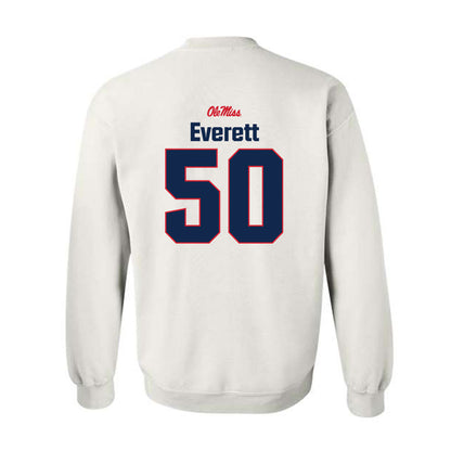 Ole Miss - NCAA Football : Troy Everett - Classic Shersey Crewneck Sweatshirt-1