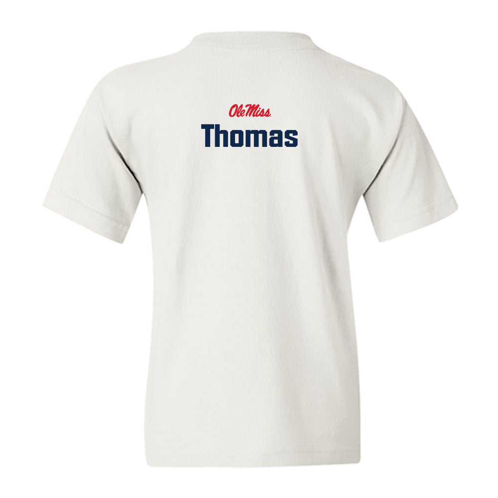 Ole Miss - NCAA Football : Case Thomas - Classic Shersey Youth T-Shirt-1