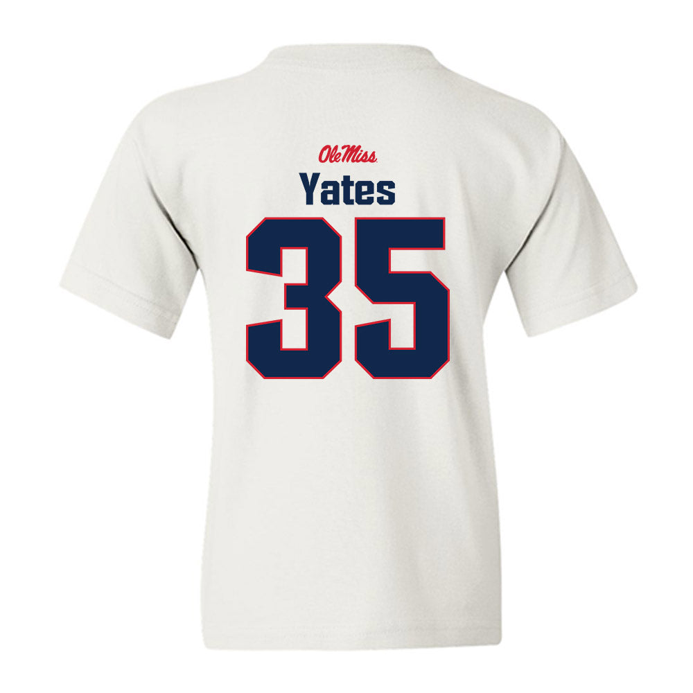 Ole Miss - NCAA Football : Damarius Yates - Classic Shersey Youth T-Shirt-1