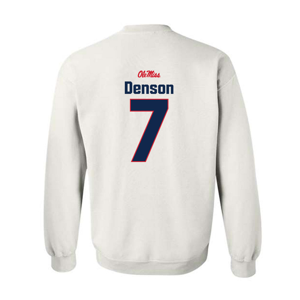 Ole Miss - NCAA Football : Sharif Denson - Classic Shersey Crewneck Sweatshirt-1