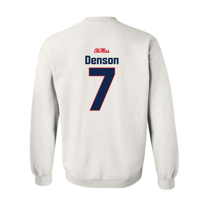 Ole Miss - NCAA Football : Sharif Denson - Classic Shersey Crewneck Sweatshirt-1