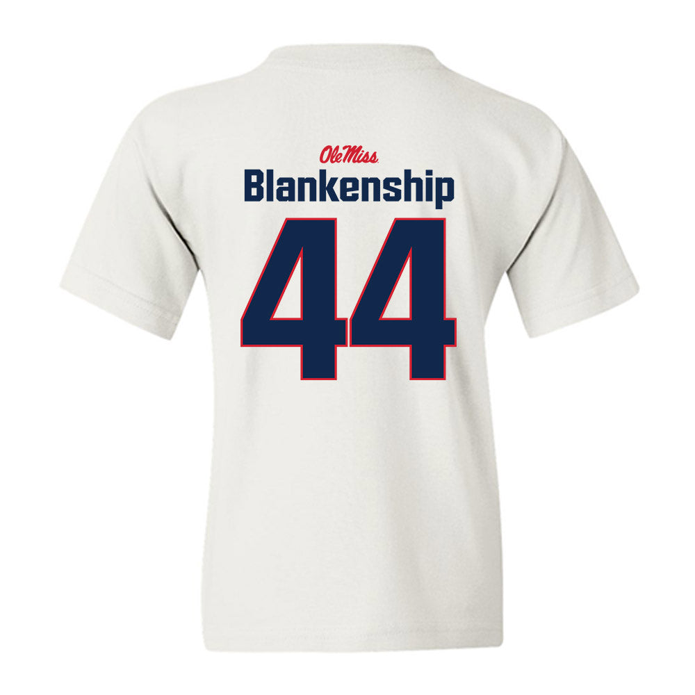 Ole Miss - NCAA Football : Caleb Blankenship - Classic Shersey Youth T-Shirt-1