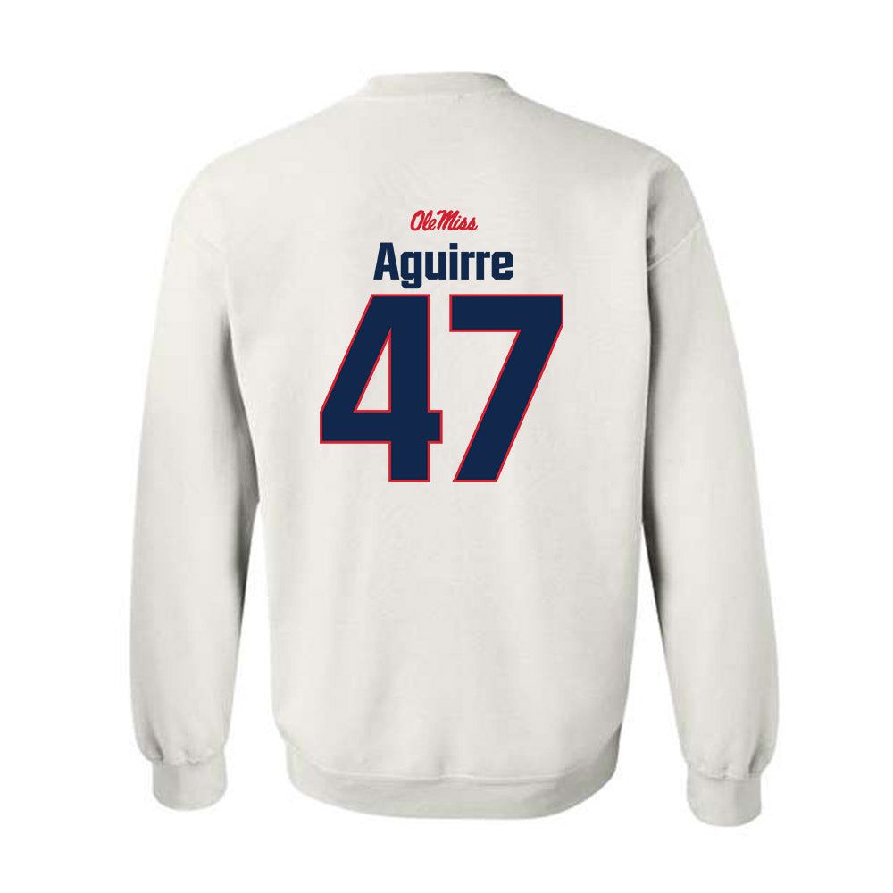 Ole Miss - NCAA Football : Anthony Aguirre - Classic Shersey Crewneck Sweatshirt-1
