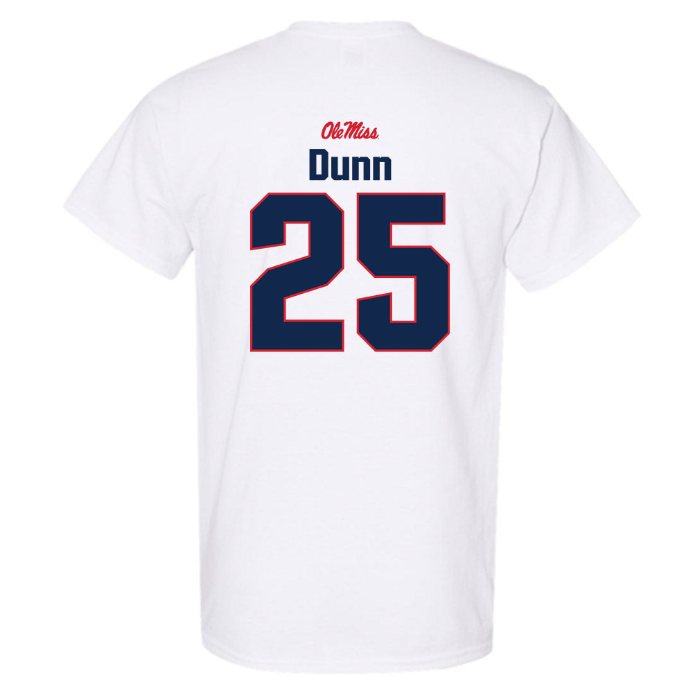 Ole Miss - NCAA Football : Maison Dunn - Classic Shersey T-Shirt-1