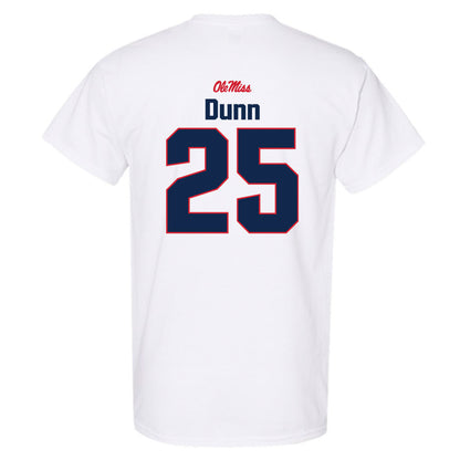 Ole Miss - NCAA Football : Maison Dunn - Classic Shersey T-Shirt-1