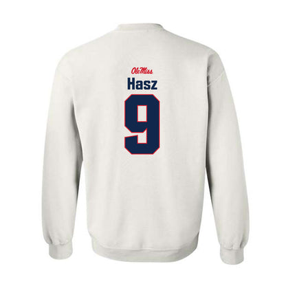 Ole Miss - NCAA Football : Luke Hasz - Classic Shersey Crewneck Sweatshirt-1
