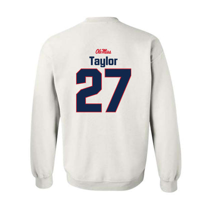 Ole Miss - NCAA Football : Macaleb Taylor - Classic Shersey Crewneck Sweatshirt-1