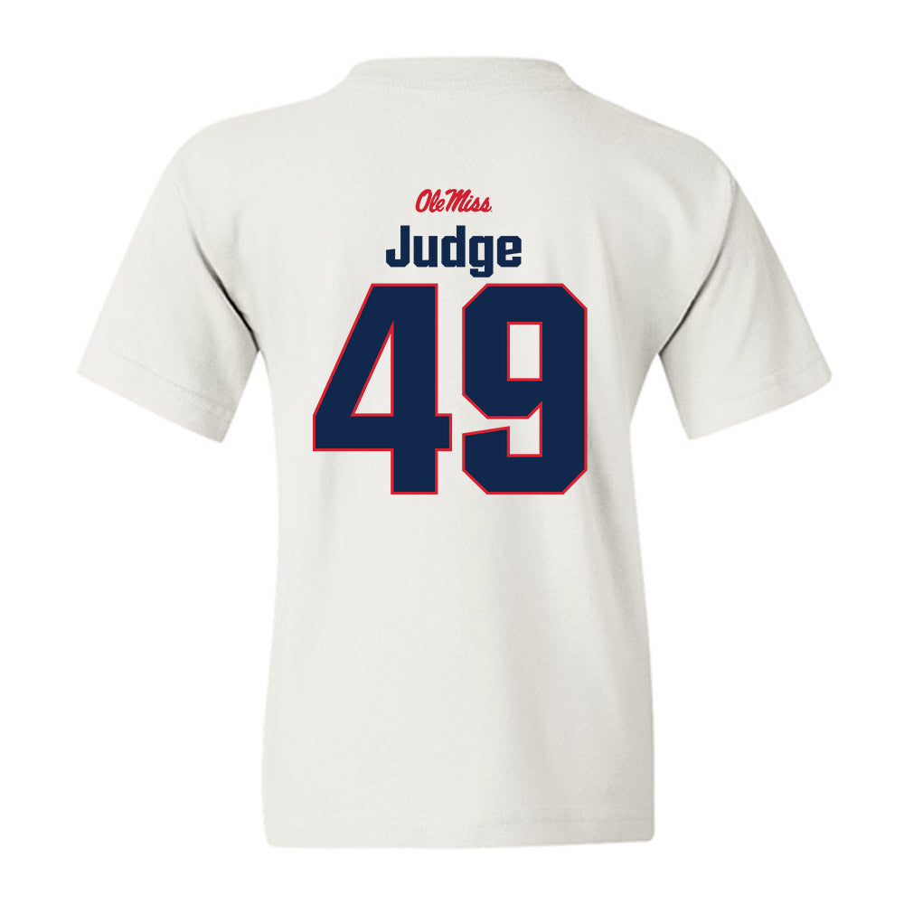 Ole Miss - NCAA Football : Sean Judge - Classic Shersey Youth T-Shirt-1